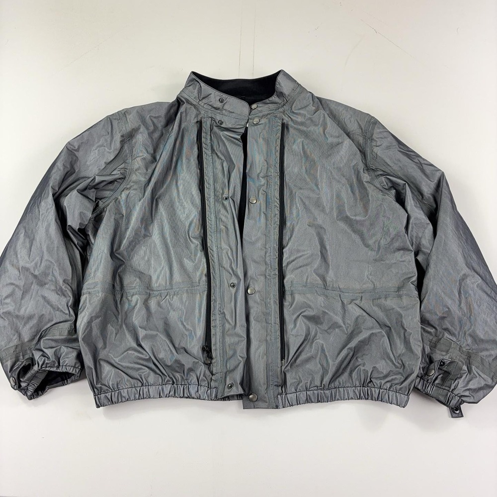 BMW Motorrad Jacket Mens 2XL Gray Commuter 3 Motorcycle Fleece Lined Riding